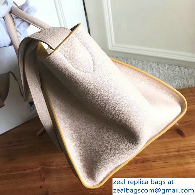 celine grained calfskin phantom luggage beige/yellow