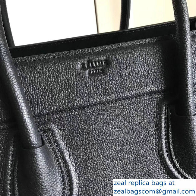 celine grained calfskin phantom luggage black - Click Image to Close