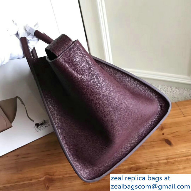 celine grained calfskin phantom luggage burgundy - Click Image to Close