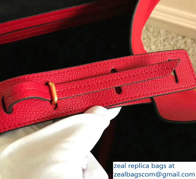celine grained calfskin phantom luggage red/black - Click Image to Close