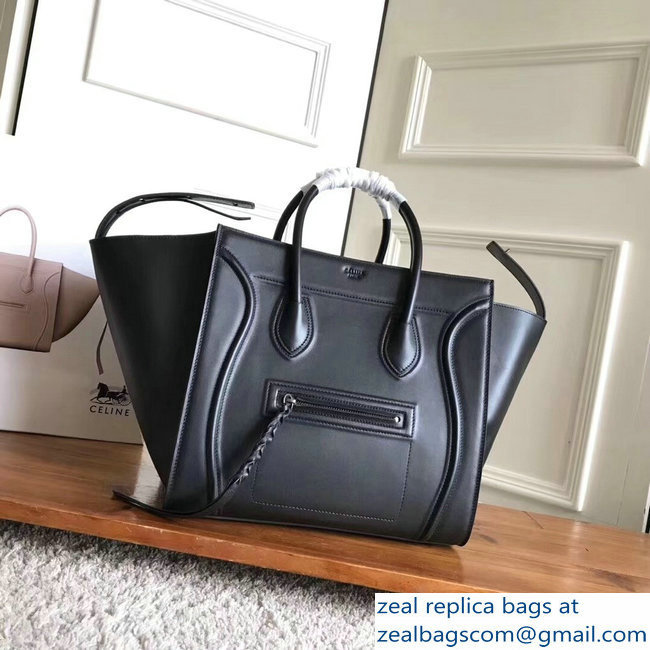 celine smooth calfskin phantom luggage black