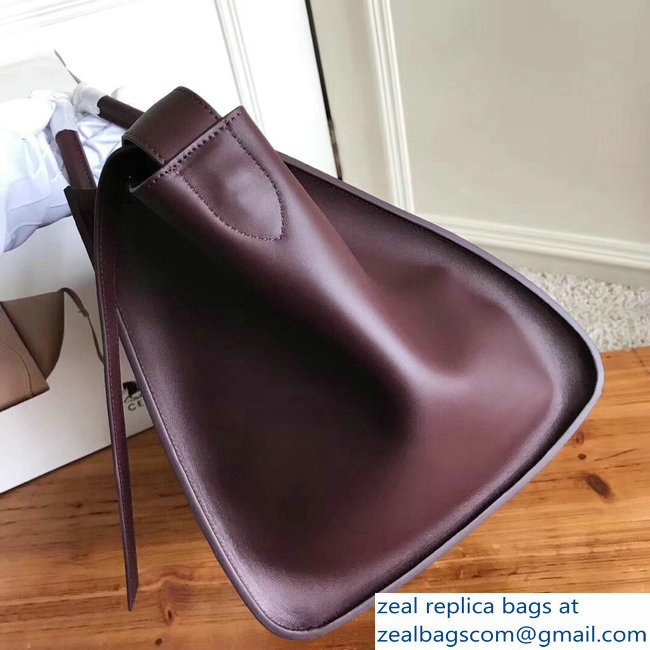 celine smooth calfskin phantom luggage burgundy - Click Image to Close