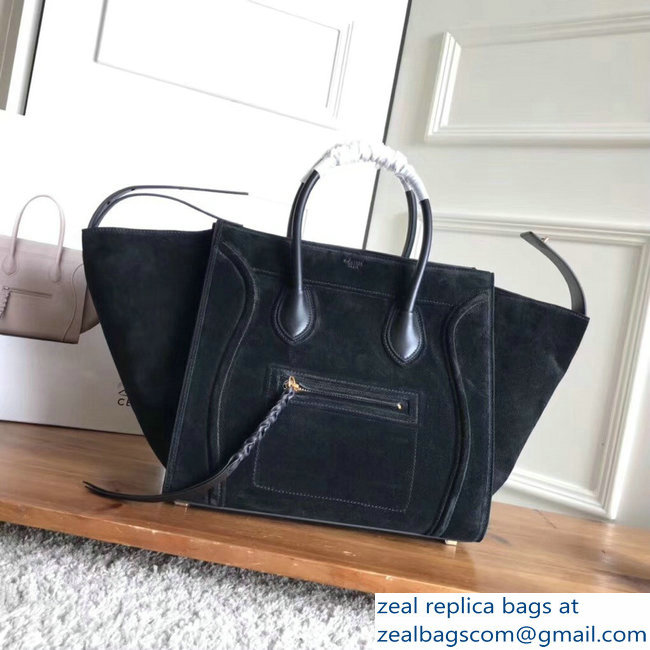 celine suede phantom luggage black - Click Image to Close