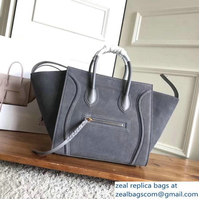 celine suede phantom luggage gray - Click Image to Close