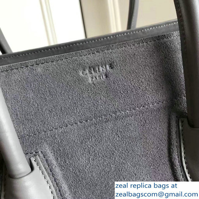 celine suede phantom luggage gray