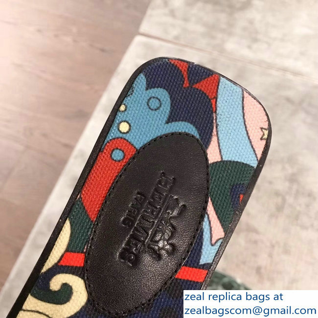 hermes flower printed oran slippers 06 2019