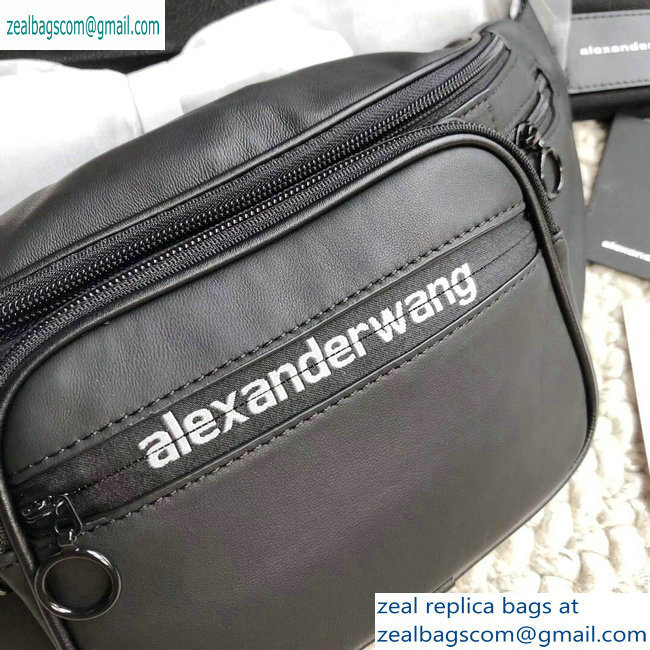 Alexander Wang Attica Fanny Pack Large Bag Logo Black 2019 - Click Image to Close