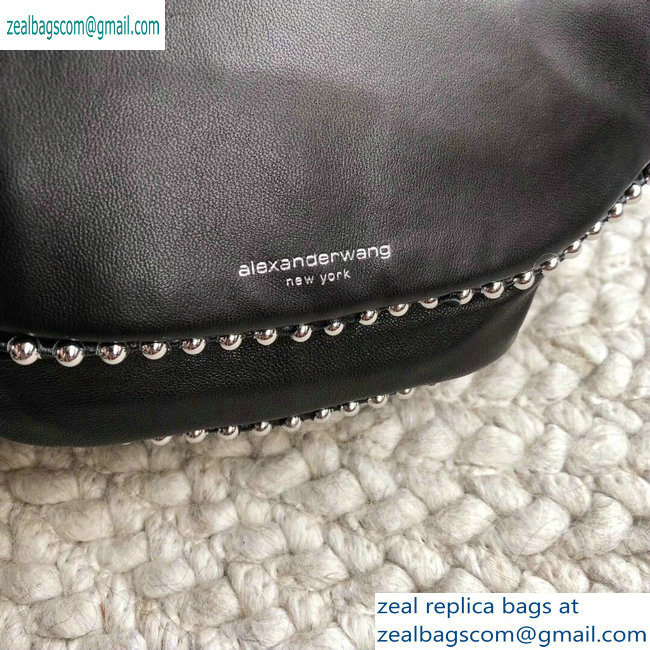 Alexander Wang Attica Fanny Pack Medium Bag Ballchain Black 2019 - Click Image to Close