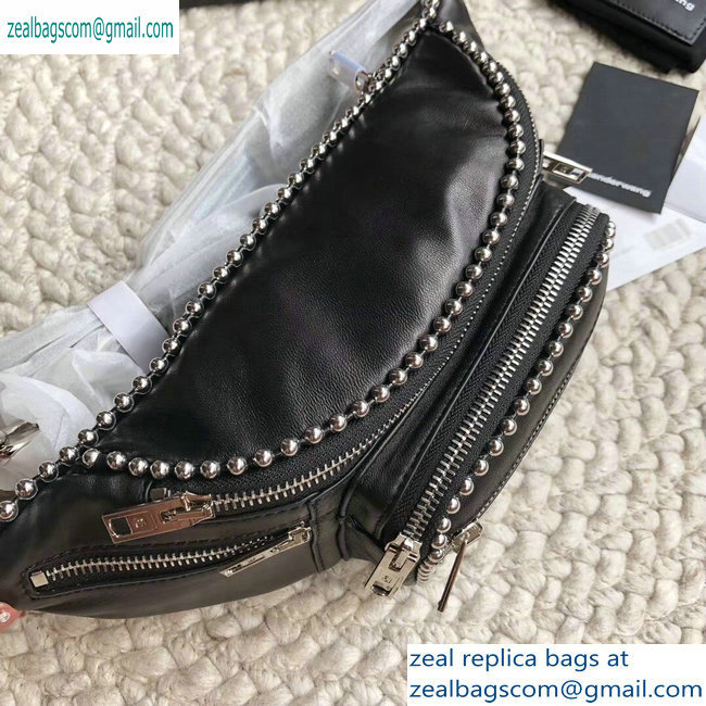 Alexander Wang Attica Fanny Pack Medium Bag Ballchain Black 2019