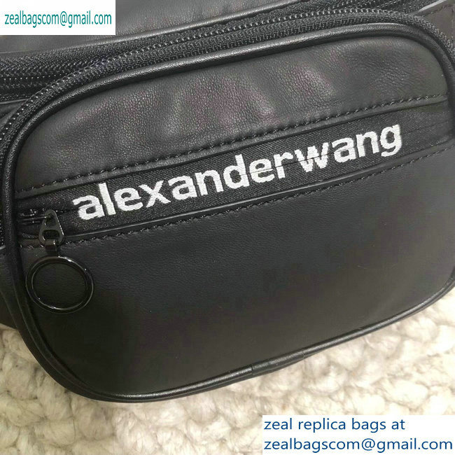 Alexander Wang Attica Fanny Pack Medium Bag Logo Black 2019 - Click Image to Close