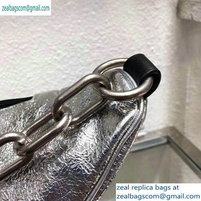 Alexander Wang Attica Fanny Pack Medium Bag Logo Silver 2019