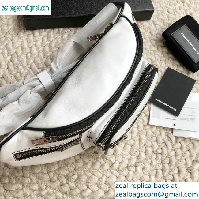 Alexander Wang Attica Fanny Pack Medium Bag White 2019 - Click Image to Close