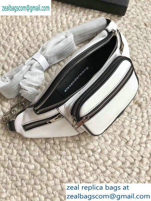 Alexander Wang Attica Fanny Pack Medium Bag White 2019 - Click Image to Close