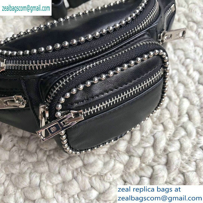 Alexander Wang Attica Fanny Pack Mini Bag Ballchain Black 2019 - Click Image to Close