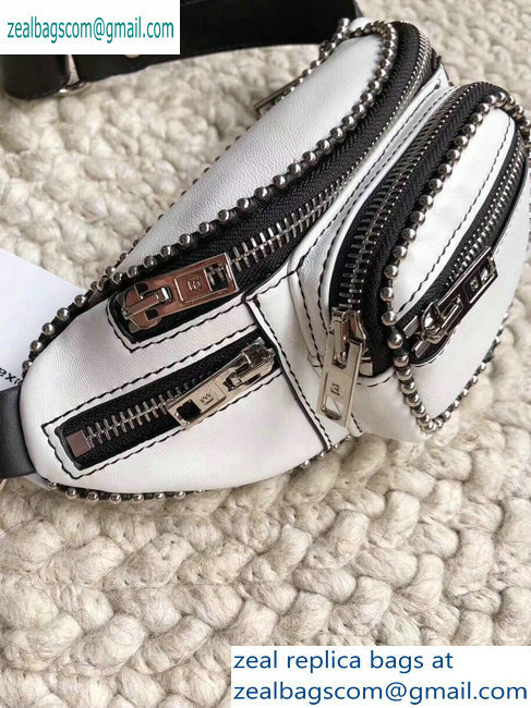 Alexander Wang Attica Fanny Pack Mini Bag Ballchain White 2019