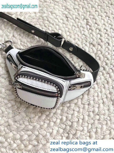 Alexander Wang Attica Fanny Pack Mini Bag Ballchain White 2019 - Click Image to Close