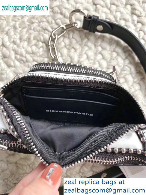 Alexander Wang Attica Fanny Pack Mini Bag Ballchain White 2019 - Click Image to Close