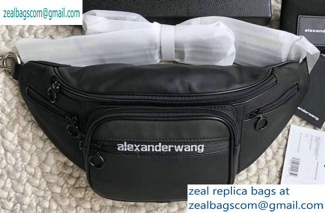 Alexander Wang Attica Fanny Pack Small Bag Logo Black 2019 - Click Image to Close