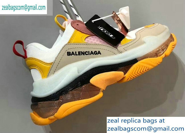 Balenciaga Triple S Clear Sole Trainers Multimaterial Sneakers 02 2019