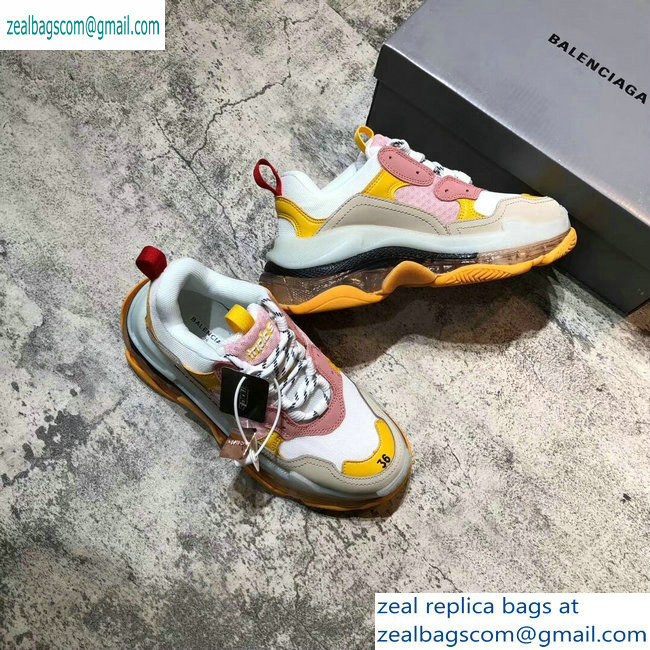 Balenciaga Triple S Clear Sole Trainers Multimaterial Sneakers 02 2019 - Click Image to Close