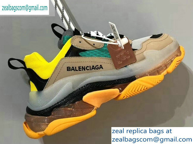 Balenciaga Triple S Clear Sole Trainers Multimaterial Sneakers 04 2019 - Click Image to Close