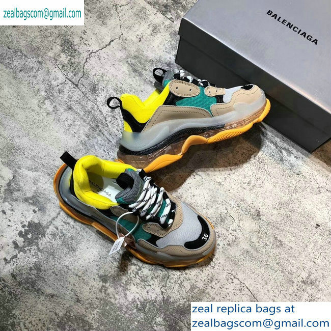 Balenciaga Triple S Clear Sole Trainers Multimaterial Sneakers 04 2019