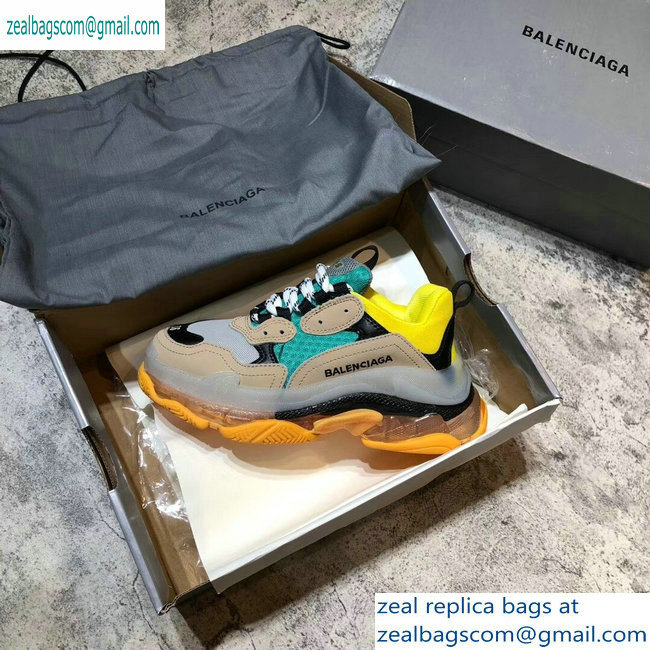 Balenciaga Triple S Clear Sole Trainers Multimaterial Sneakers 04 2019