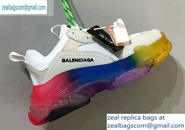 Balenciaga Triple S Clear Sole Trainers Multimaterial Sneakers 06 2019