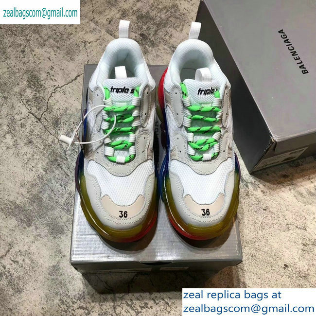 Balenciaga Triple S Clear Sole Trainers Multimaterial Sneakers 06 2019