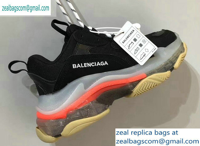 Balenciaga Triple S Clear Sole Trainers Multimaterial Sneakers 07 2019 - Click Image to Close