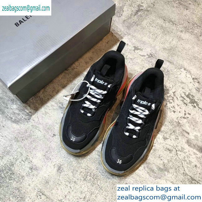 Balenciaga Triple S Clear Sole Trainers Multimaterial Sneakers 07 2019