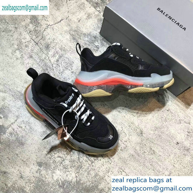 Balenciaga Triple S Clear Sole Trainers Multimaterial Sneakers 07 2019 - Click Image to Close