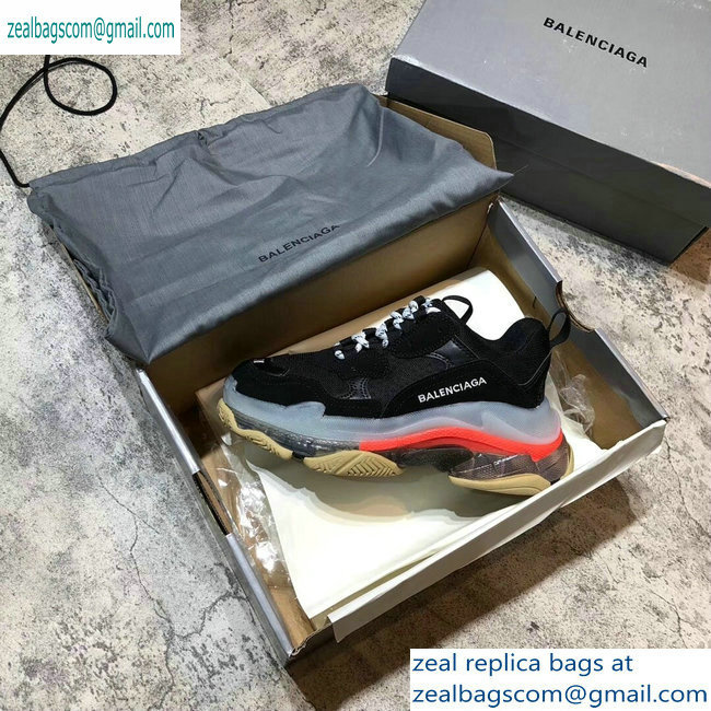 Balenciaga Triple S Clear Sole Trainers Multimaterial Sneakers 07 2019 - Click Image to Close