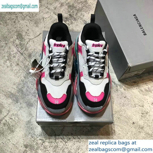 Balenciaga Triple S Clear Sole Trainers Multimaterial Sneakers 08 2019