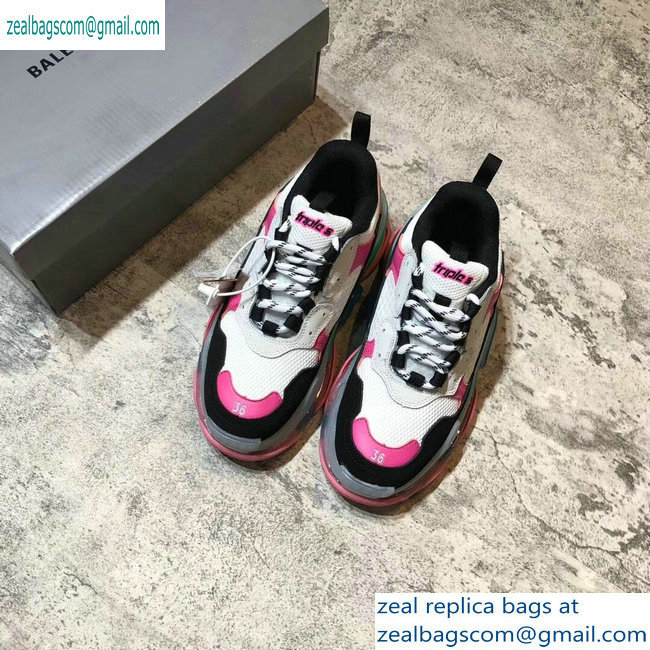 Balenciaga Triple S Clear Sole Trainers Multimaterial Sneakers 08 2019