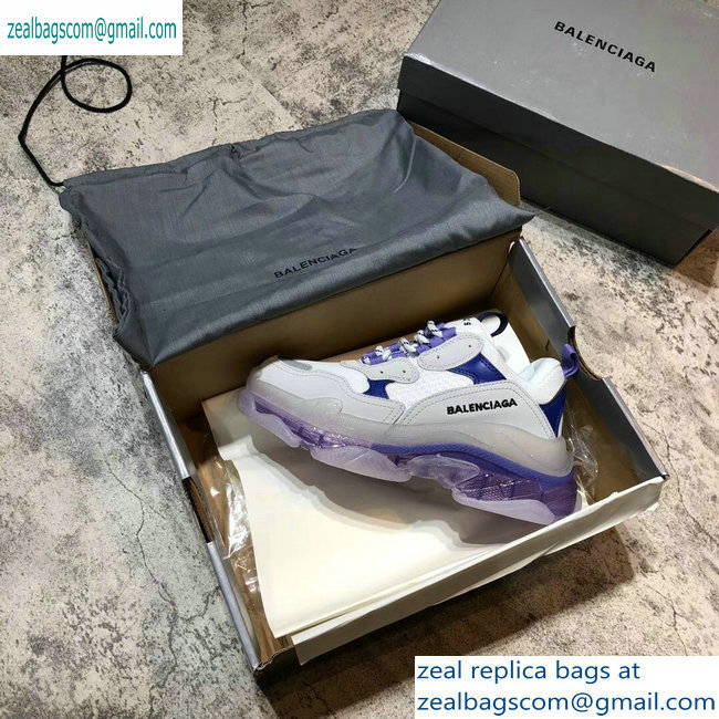 Balenciaga Triple S Clear Sole Trainers Multimaterial Sneakers 09 2019 - Click Image to Close