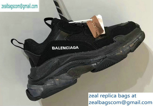 Balenciaga Triple S Clear Sole Trainers Multimaterial Sneakers 10 2019 - Click Image to Close