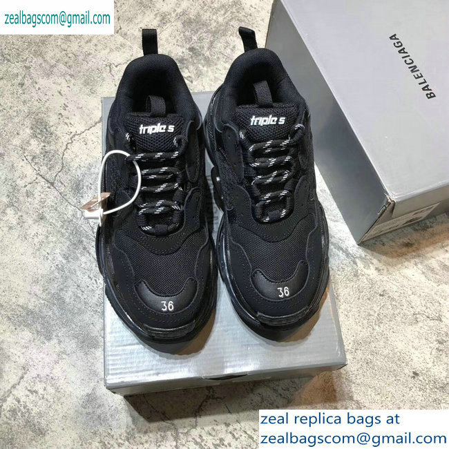 Balenciaga Triple S Clear Sole Trainers Multimaterial Sneakers 10 2019 - Click Image to Close