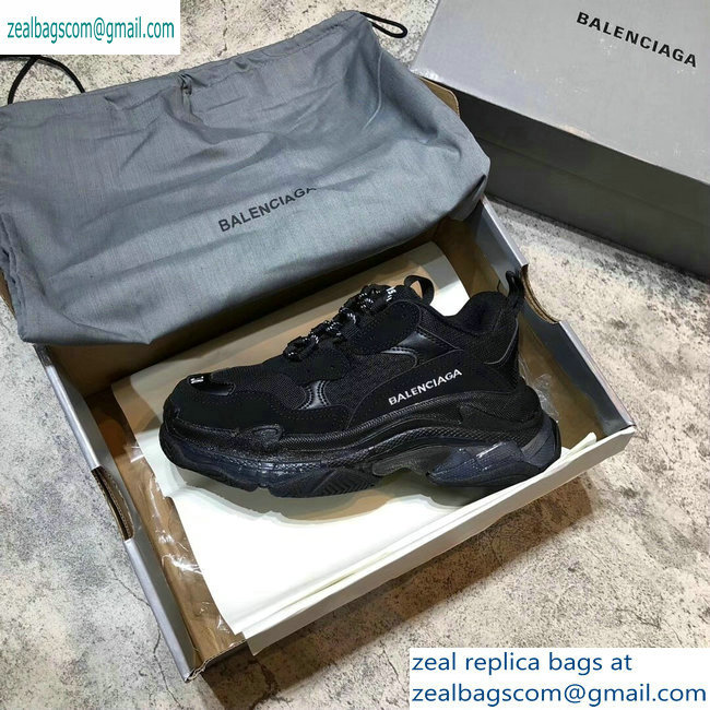 Balenciaga Triple S Clear Sole Trainers Multimaterial Sneakers 10 2019 - Click Image to Close