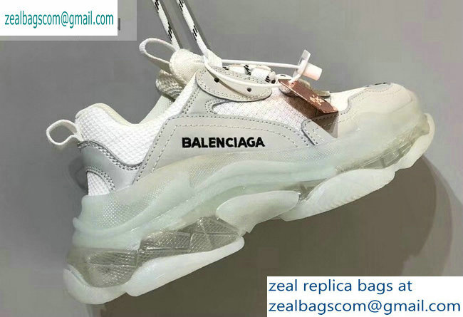 Balenciaga Triple S Clear Sole Trainers Multimaterial Sneakers 11 2019