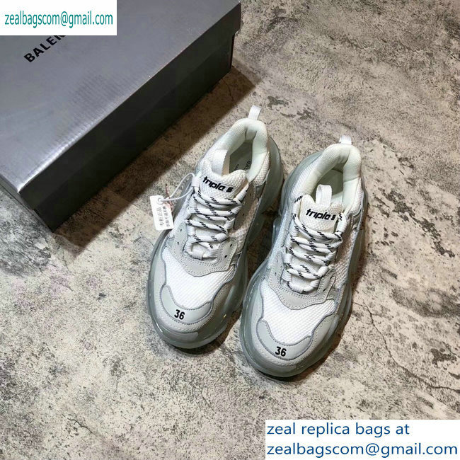 Balenciaga Triple S Clear Sole Trainers Multimaterial Sneakers 11 2019 - Click Image to Close