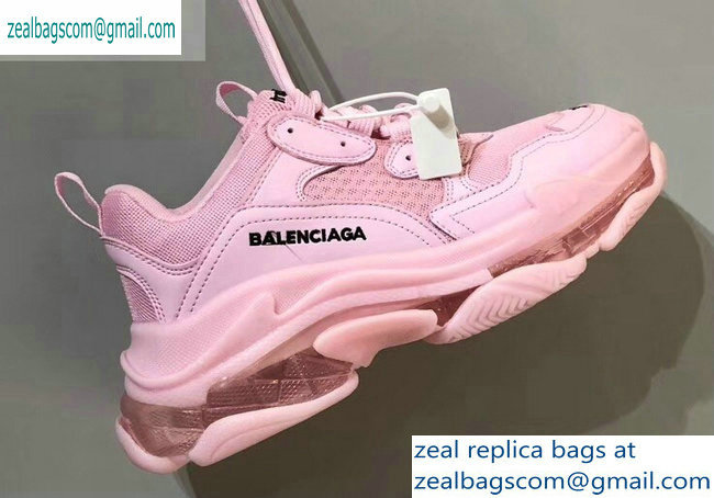 Balenciaga Triple S Clear Sole Trainers Multimaterial Sneakers 12 2019 - Click Image to Close