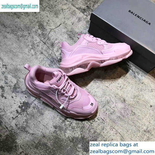 Balenciaga Triple S Clear Sole Trainers Multimaterial Sneakers 12 2019