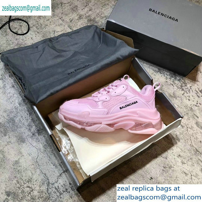 Balenciaga Triple S Clear Sole Trainers Multimaterial Sneakers 12 2019