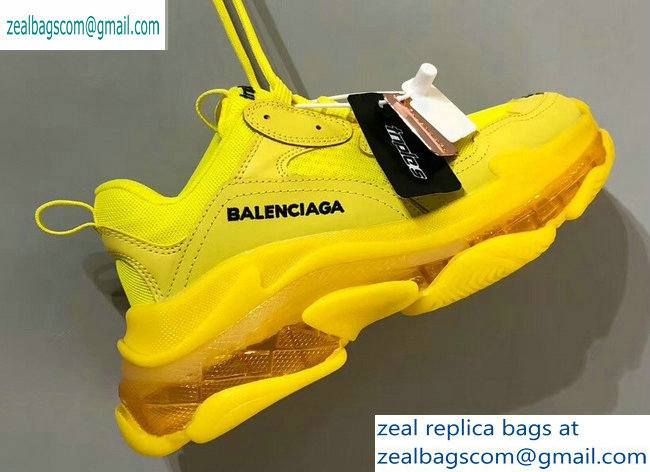 Balenciaga Triple S Clear Sole Trainers Multimaterial Sneakers 13 2019