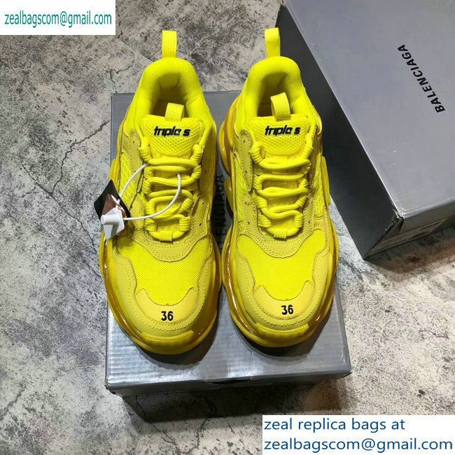 Balenciaga Triple S Clear Sole Trainers Multimaterial Sneakers 13 2019 - Click Image to Close