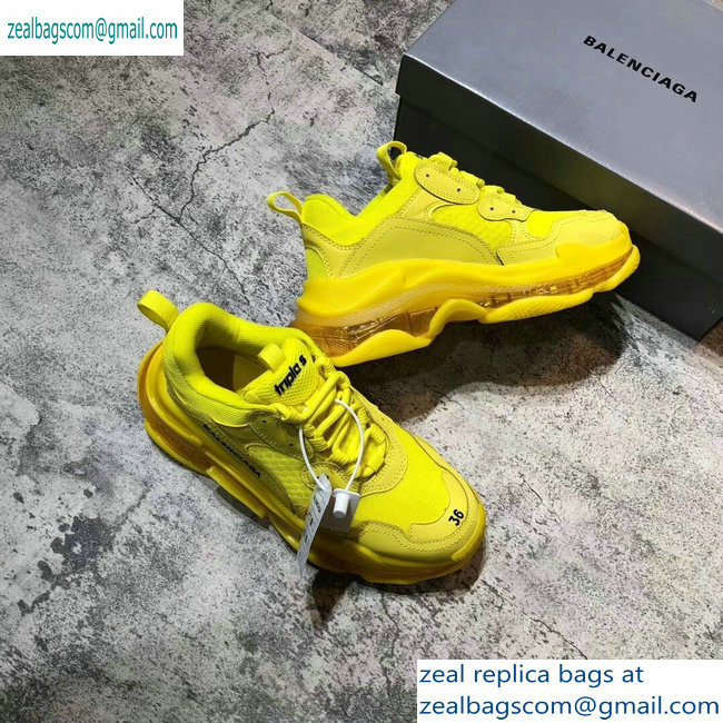 Balenciaga Triple S Clear Sole Trainers Multimaterial Sneakers 13 2019 - Click Image to Close