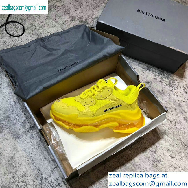 Balenciaga Triple S Clear Sole Trainers Multimaterial Sneakers 13 2019 - Click Image to Close