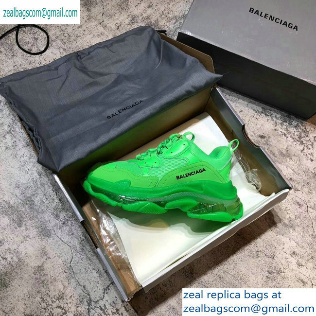 Balenciaga Triple S Clear Sole Trainers Multimaterial Sneakers 14 2019 - Click Image to Close