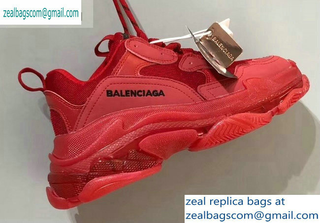 Balenciaga Triple S Clear Sole Trainers Multimaterial Sneakers 15 2019 - Click Image to Close